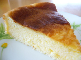 スライスチーズでスフレチーズケーキ