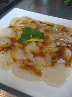 《簡単》ホタテのしょうゆ味カルパッチョ