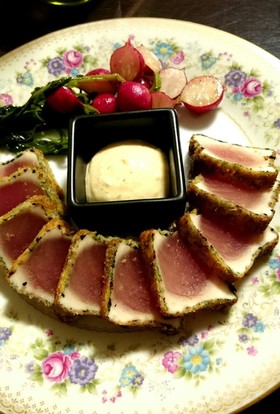 おもてなしにも♪まぐろの香草パン粉焼き