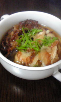 我が家の肉うどん