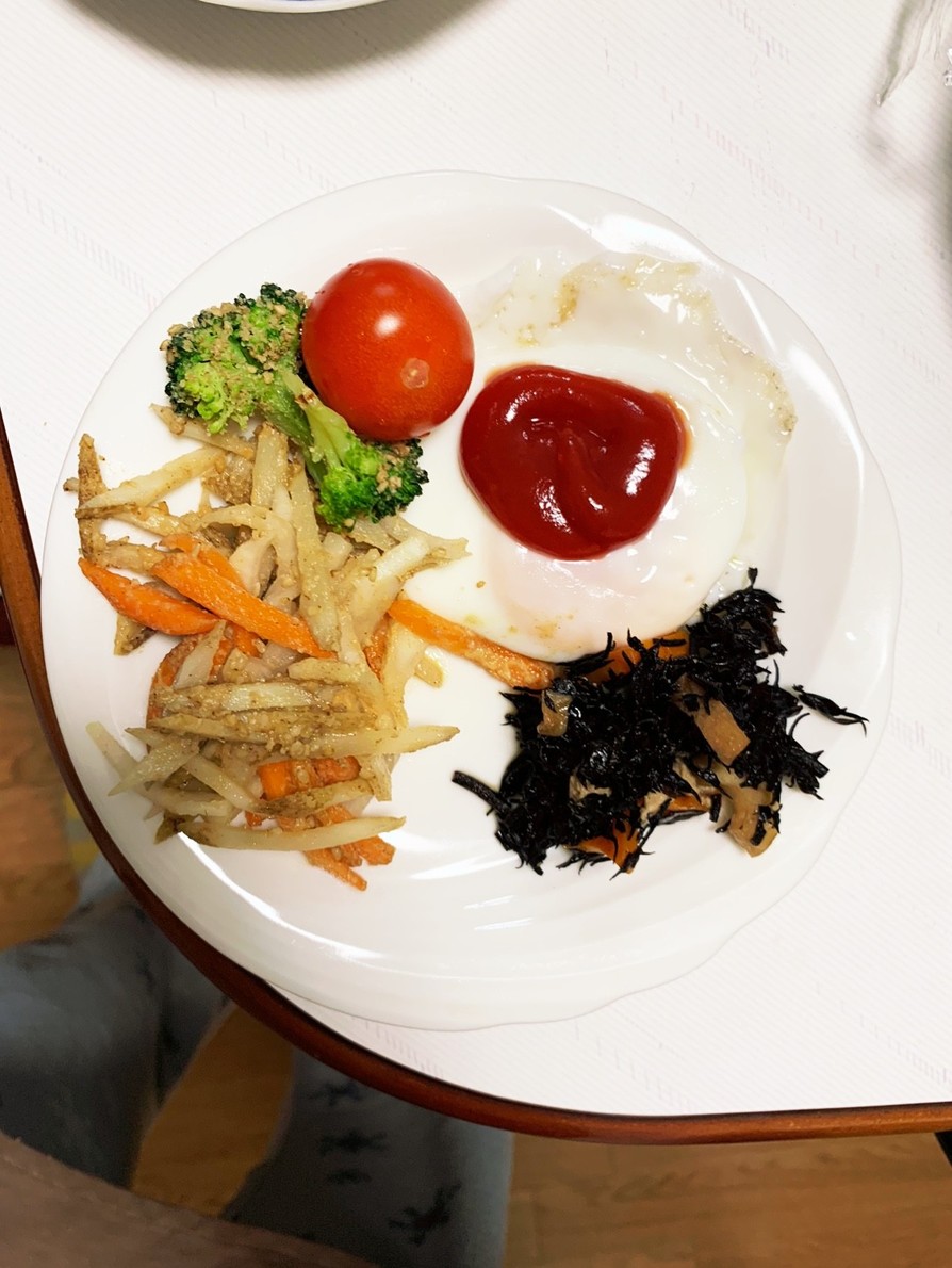 レンジ食べ切り量のブロッコリーナムル風の画像