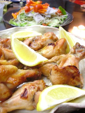 ♡超簡単!蜂蜜レモン♡チキンのグリル♡