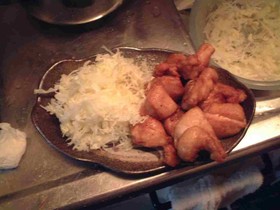 日清ベジフルーツオイルで鶏の唐揚げ