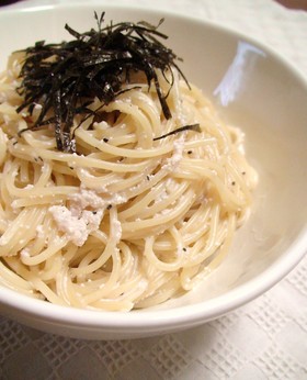 クリーミーたらこパスタ*