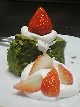 ☆濃厚抹茶のしっとりシフォンケーキ☆