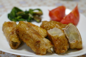 ご飯がすすむ・うどの豚肉ロール