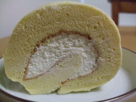 米粉のロールケーキ