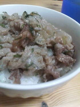 簡単☆ぶた生姜丼