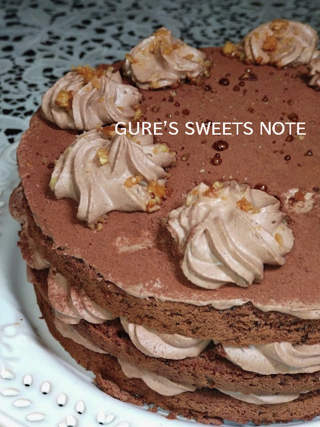 濃厚チョコレートケーキ（プラリネ入り）の画像