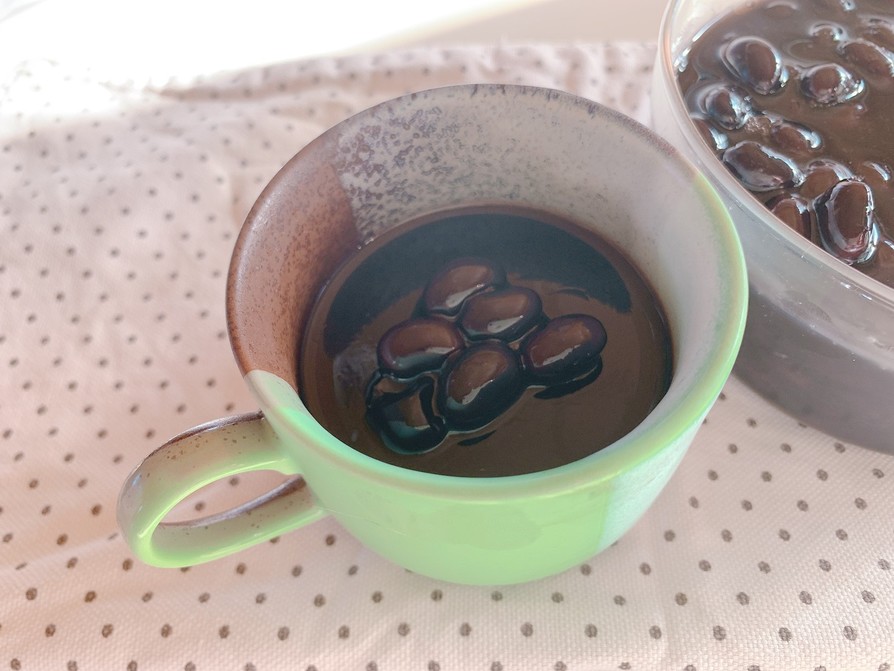 黒豆コーヒーゼリーの画像