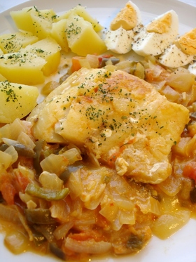 タラの地中海料理風(Bacalao)