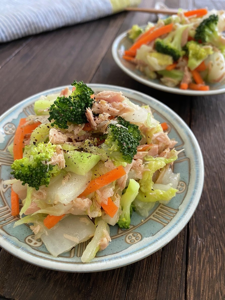 白菜の中華ツナサラダの画像