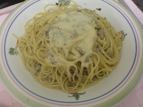 大当たりツナのバジルパスタ