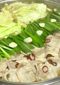 痩せ飯･豚ばらキャベツ鍋と〆うどん･雑炊