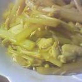大根とささみの炒め物