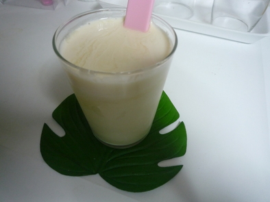 パイナップル豆乳ジュース　の写真
