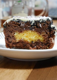 二層チョコパウンドケーキ