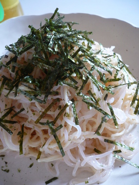 ダイエットメニュー★糸こん明太パスタ★