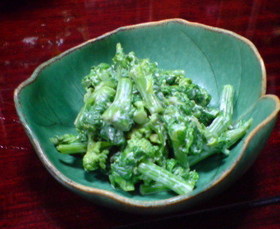 簡単 おつまみ 菜の花のわさび和え