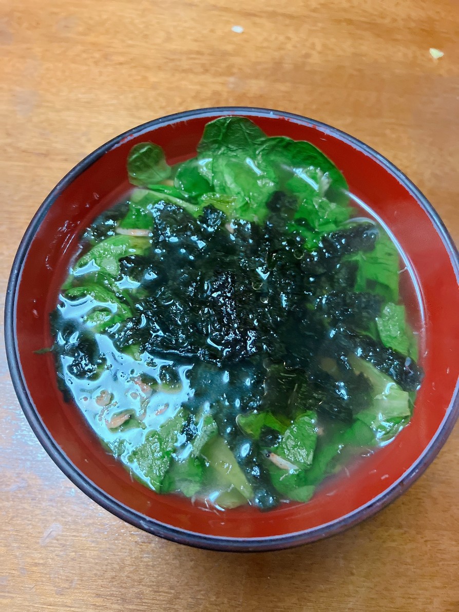 レタスの中華スープの画像