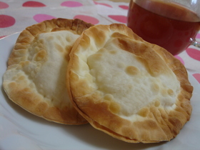 ギョーザの皮で☆アップルサンド