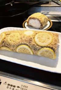 レモンとアールグレーのロールケーキ