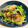 鯖と小松菜の中国風炒め