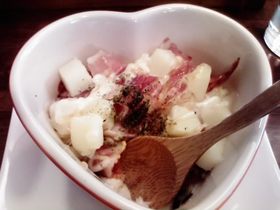 新じゃがのベーコンマヨピザ風♪