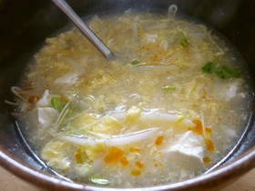 ヘルシーで簡単5分酸辣湯(サンラータン)