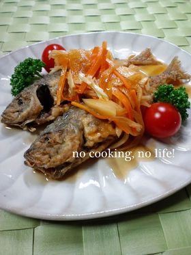 丸ごとパクパク!小あじの南蛮づけ