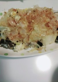 豚肉と野菜と豆腐を使った和風チャンプルー