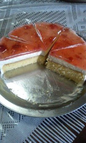 いちご♪レアチーズケーキ★