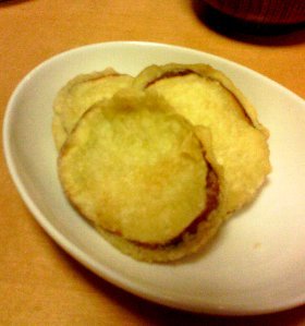 さつまいものテンプラ