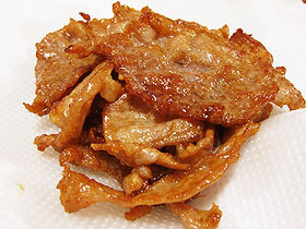 豚肉のしょうが揚げ