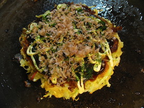 山芋とおからのお好み焼き