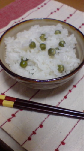 塩あじうまうま〜ピース飯(豆ごはん)