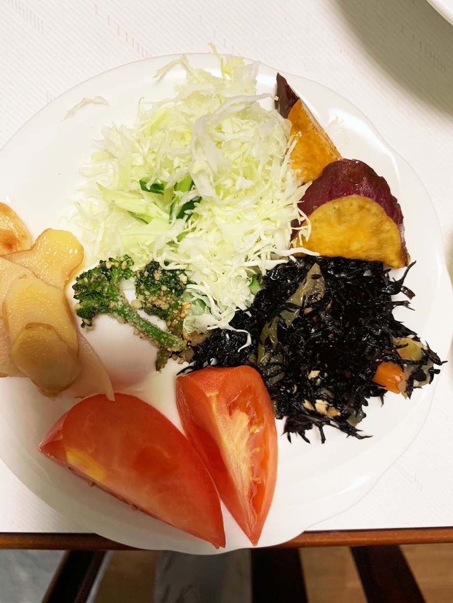 レンジ食べ切り量ブロッコリー洋風ナムル風の画像