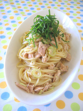 ねぎ塩レモンの☆ツナパスタ