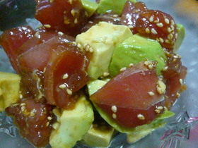 ★まぐろ×アボカド★前菜・おつまみ・丼に