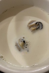 牡蠣のミルクスープ
