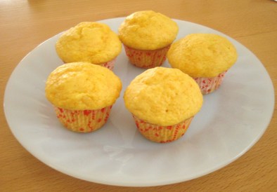 卵なし！メープルキャロット☆カップケーキの写真