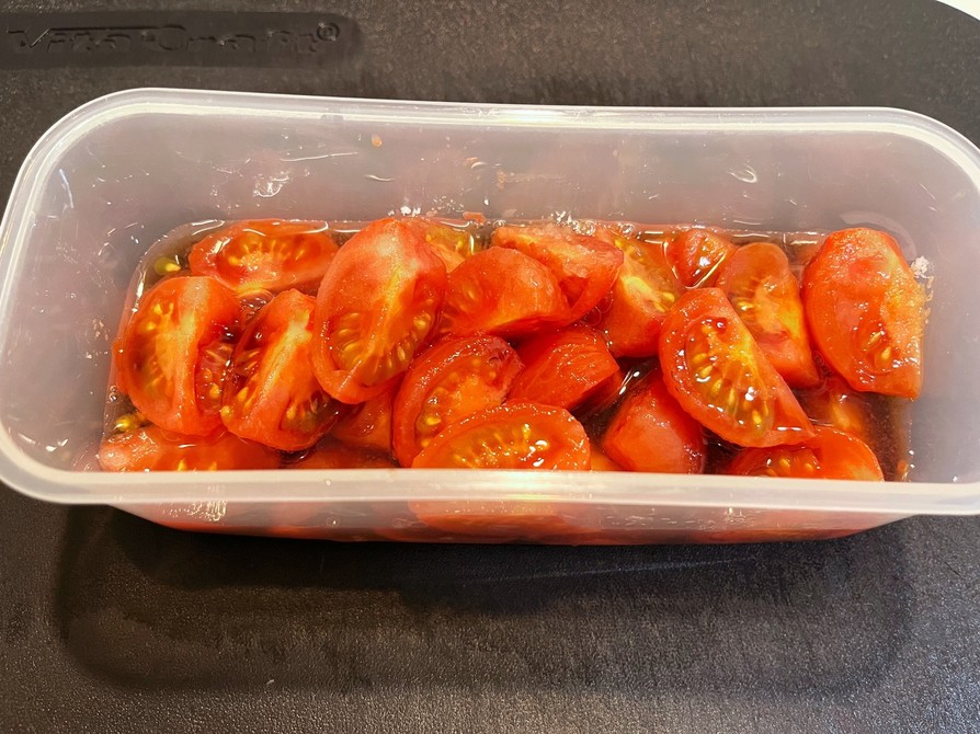 簡単美味しい♪トマトの常備菜の画像