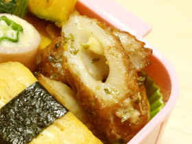 お弁当に!ちくわのマヨしょうゆ炒め