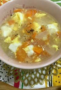 寒い冬におすすめ！簡単中華風トマトスープ