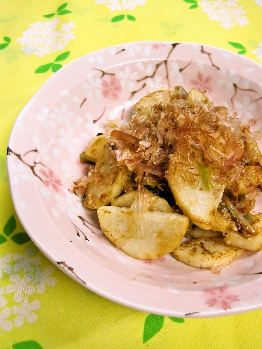 塩麹さんで山芋とねぎの炒め物の画像