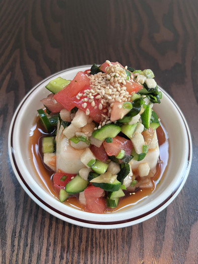 鉾田スタミナうまいタレ豆腐の写真