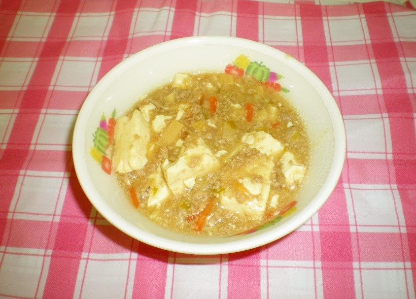 【学校給食】豆腐の味噌炒めの画像