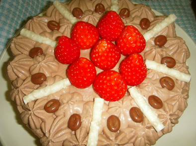 １８㎝丸型（生チョコケーキ）の写真