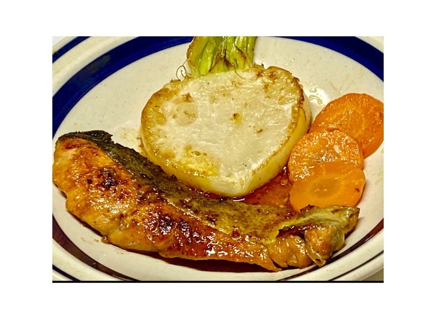 銀鮭とかぶのしょうゆステーキの画像