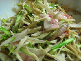 レンジでおかず ごぼう編